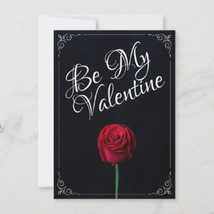 Be My Valentine – 赤いバラ黒