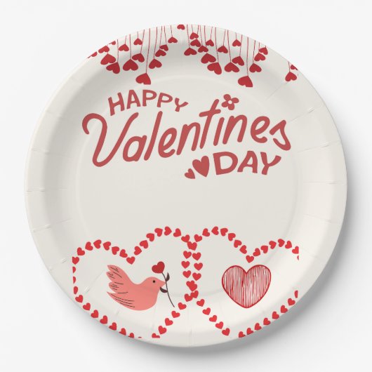 Be My Valentine: A Day of Love and Romance ペーパープレート (正面)