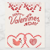 Be My Valentine: A Day of Love and Romance ワインラベル (シングルラベル)