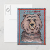Be My Valentine Bearはがき シーズンポストカード (正面/裏面)