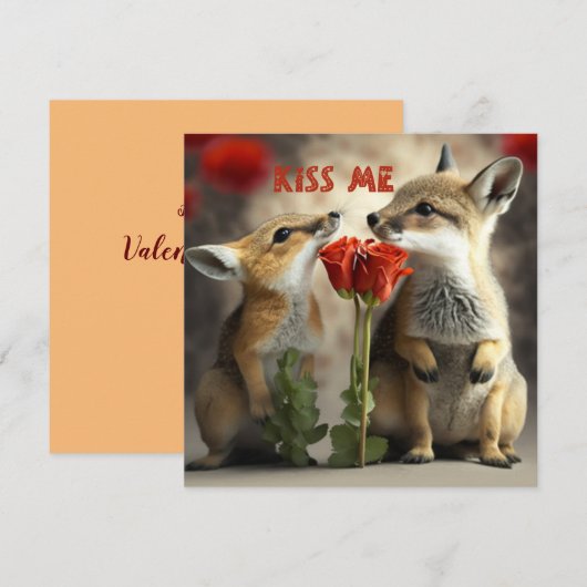 Be my Valentine Card (正面/裏面)