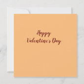 Be my Valentine Card (裏面)