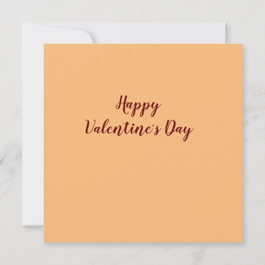 Be my Valentine Card (裏面)