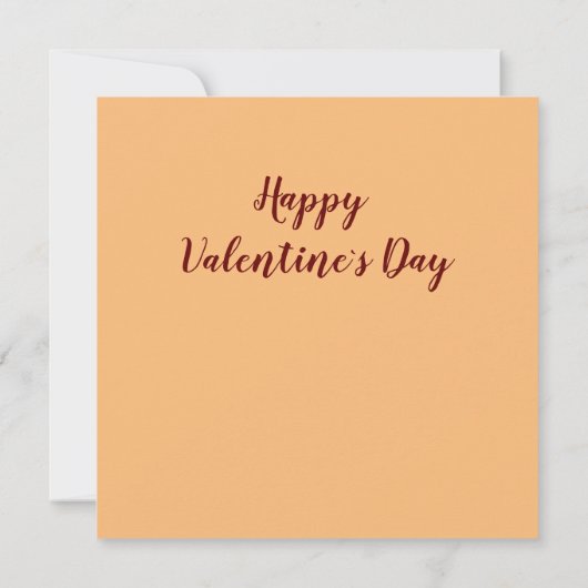 Be my Valentine Card (裏面)