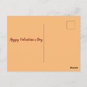 Be my Valentine Card ポストカード (裏面)