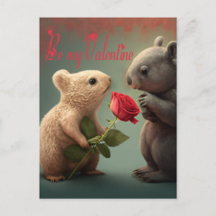 Be my Valentine Card ポストカード
