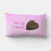 Be My Valentine Chocolate Heart ランバークッション (裏面)