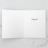 Be My Valentine Cute Chibi Cat Valentine Holiday カード (内部)