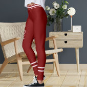 Be My Valentine Day Love Pink Red Personalize Gift レギンス