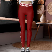 Be My Valentine Day Love Red Pink Personalize Gift レギンス