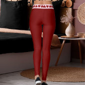 Be My Valentine Day Love Red Pink Personalize Gift レギンス