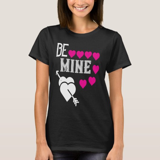 Be My Valentine Happy Valentines Day  For Him Her Tシャツ (正面)