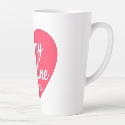 Be my Valentine Heart カフェラテマグ (右)