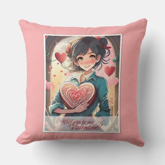 Be My Valentine inマンガスタイル31470 クッション (正面)