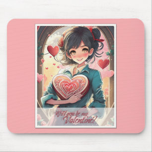 Be My Valentine inマンガスタイル31470 マウスパッド