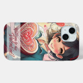 Be My Valentine inマンガスタイル31470 Case-Mate iPhoneケース (裏面 (横))