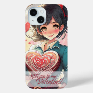 Be My Valentine inマンガスタイル31470 iPhone 15ケース