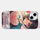 Be My Valentine inマンガスタイル31470 Case-Mate iPhoneケース (裏面 (横))