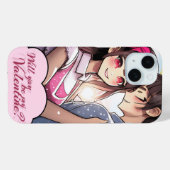 Be My Valentine inマンガスタイル58477 Case-Mate iPhoneケース (裏面 (横))