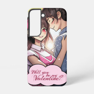 Be My Valentine inマンガスタイル58477 Samsung Galaxy S22ケース