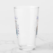 Be my valentine love name purple year photo simple タンブラーグラス (左)