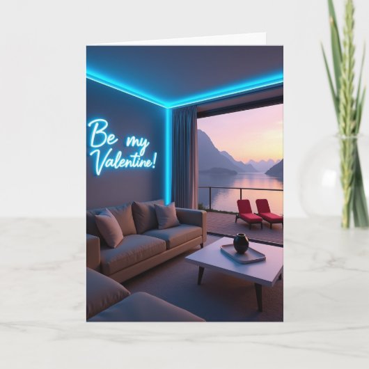Be My Valentine Luxury View Card カード (正面)