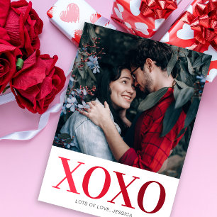 Be My Valentine Photo XOXO シーズンカード