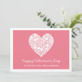 Be My Valentine, Pinkハートバレンタインデーカード シーズンカード (スタンド正面)