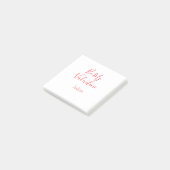 Be my valentine red name elegant love couple  ポストイット (アングル)