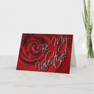 Be My Valentine Red Roseカード – 内空白の部 シーズンカード