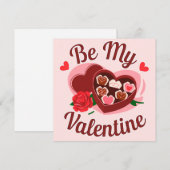 Be my valentine sweets シーズンカード (正面/裏面)