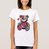 Be My Valentine Teddy Bear –  Valentine’s T-Shirt Tシャツ (正面)