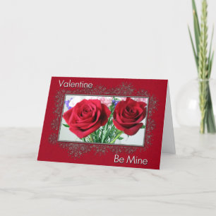 Be My Valentine Twinバラ シーズンカード