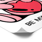 Be My Valentine - Valentineおもしろい's Gift Faildroid ポスター (角)