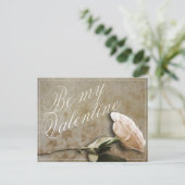 Be my Valentine withバラ ポストカード (スタンド正面)