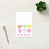 Be My Valentine's Dayキャンディハートラブ ポストイット (オフィス)