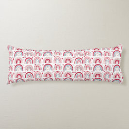 Be My Valentines Day Rainbow ボディピロー