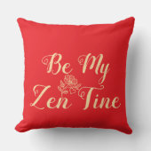 Be My ZenTine装飾用クッション | カスタムバレンタインギフト クッション (正面)