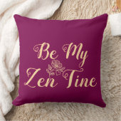Be My ZenTine装飾用クッション | カスタムバレンタインギフト クッション (ブランケット)