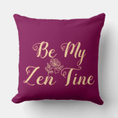 Be My ZenTine装飾用クッション | カスタムバレンタインギフト クッション (正面)