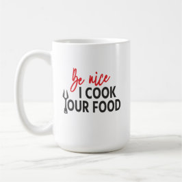 Be nice I cook Your food - Relationship rules コーヒーマグカップ