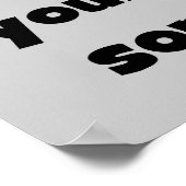 Be Nice Nurse T-shirts and Gifts ポスター (角)