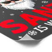 Be Nice To The Activity Aide Santa Is Watching Chr ポスター (角)