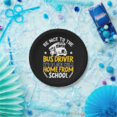 Be Nice To The Bus Driver ペーパープレート (パーティー)