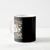 Be Nice To The Nurse Santa Is Watching Christmas X コーヒーマグカップ (正面左)