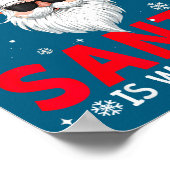 Be Nice To The Trauma Nurse Santa Is Watching Chri ポスター (角)