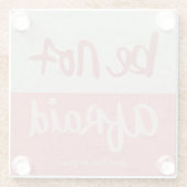 Be not afraid ガラスコースター (裏面)