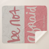 Be not afraid シェルパブランケット (正面(横))