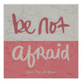 Be not afraid ポスター (正面)
