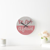 Be not afraid ラウンド壁時計 (ホーム)